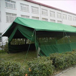 Militaire tent met dakframe voor 20 personen